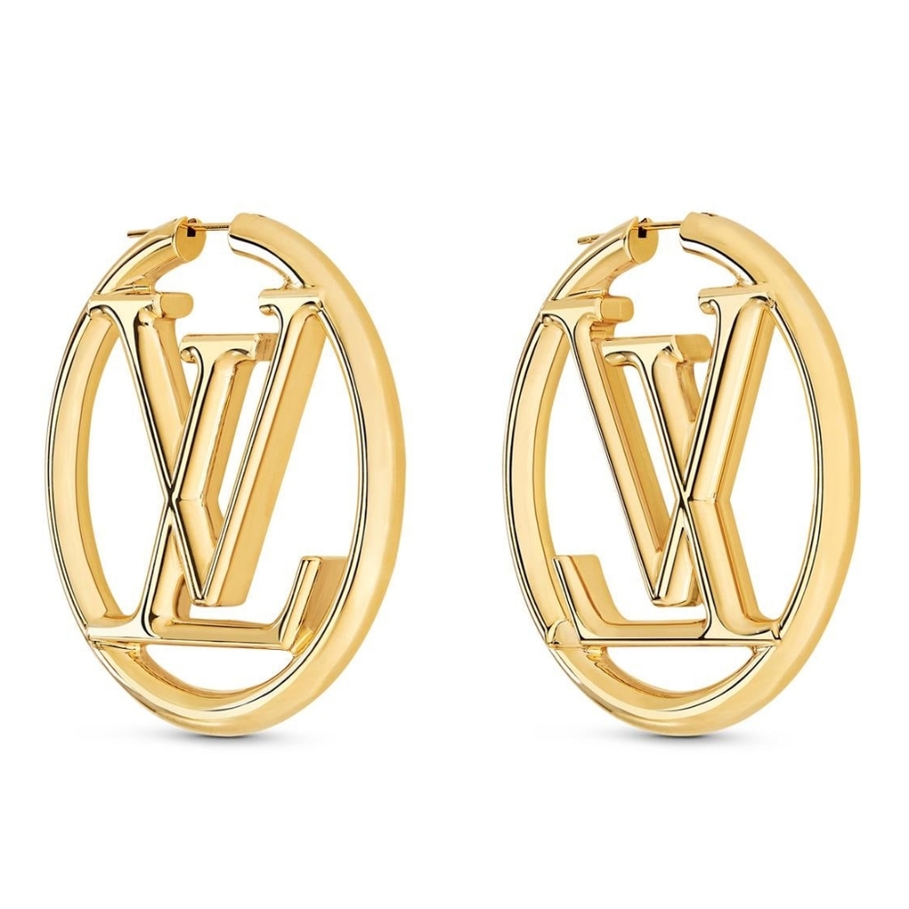 Louis Vuitton- LOUISE HOOP EARRINGS